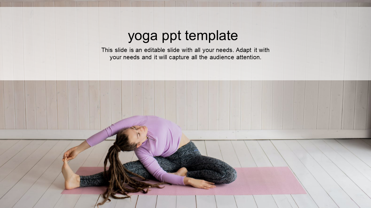 yoga ppt template